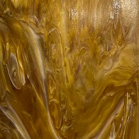 Medium Amber/Opal Streaky: Smooth glass, Choice Glass 1006