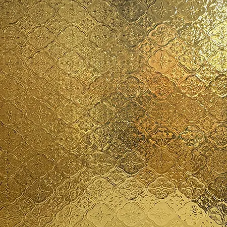 Pale Amber Transparent Marrakesh - Lightly textured: Marrakesh glass, Choice Glass 1008MO