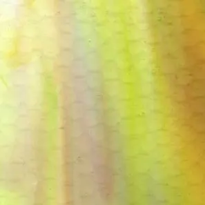 Medium Amber/Lime Green/Opal Hammered: Hammered glass, Kokomo 13H