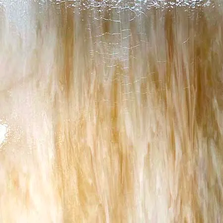 Buttered Popcorn Granite (Medium Amber Opal Granite): Granite glass, Wissmach 58DG